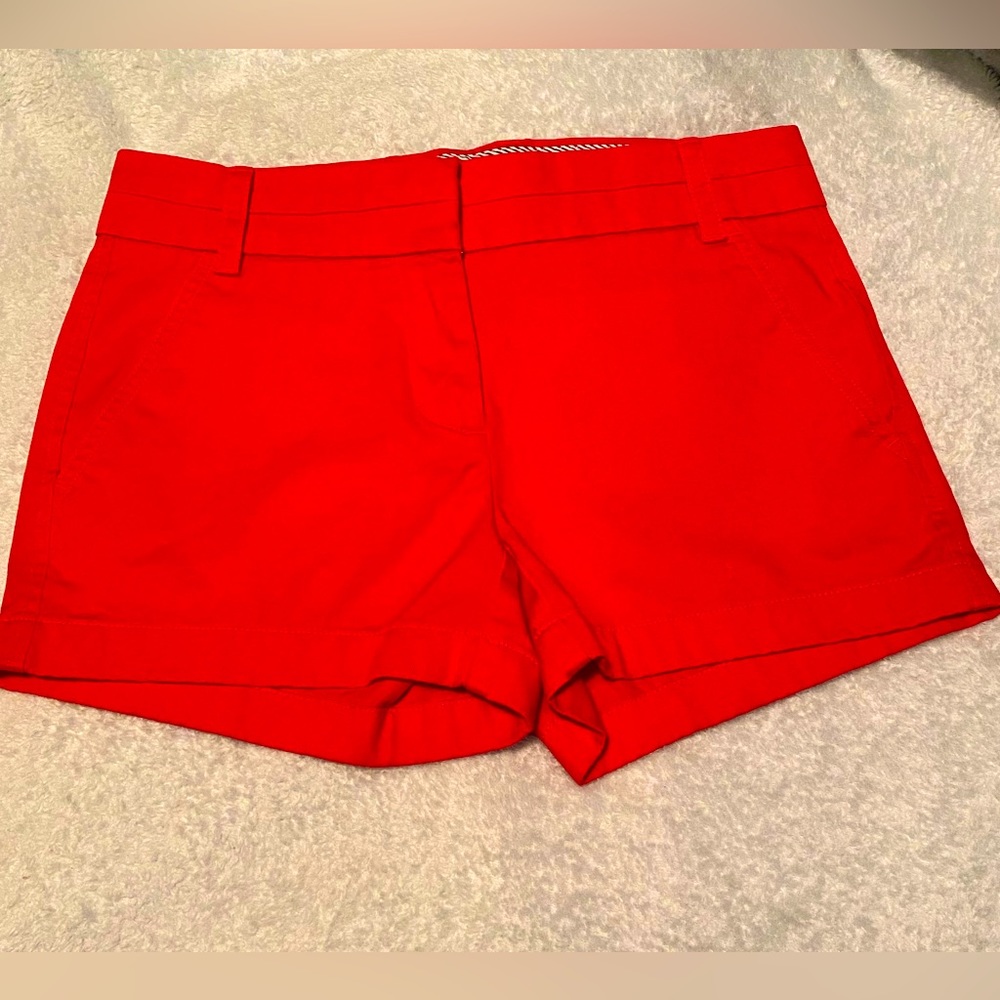 J. Crew Chino Shorts Red Size 00